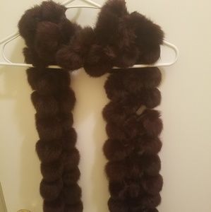 Rabbit fur scarf (real)